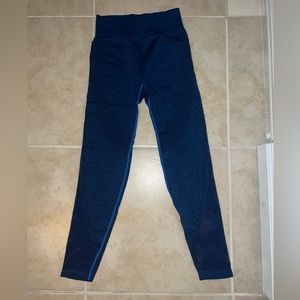 dark blue workout leggings from pink